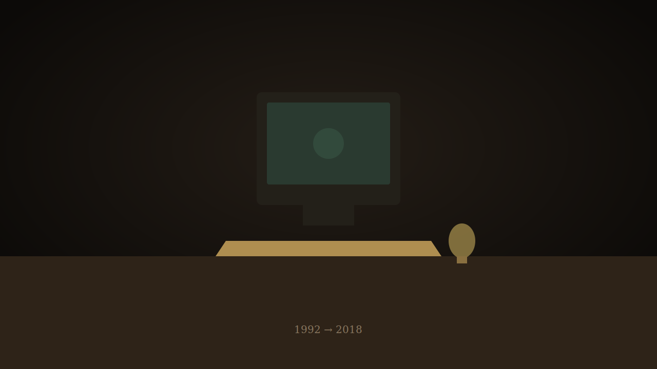 Impression of a quiet desk and a faintly glowing screen (AI-generated)