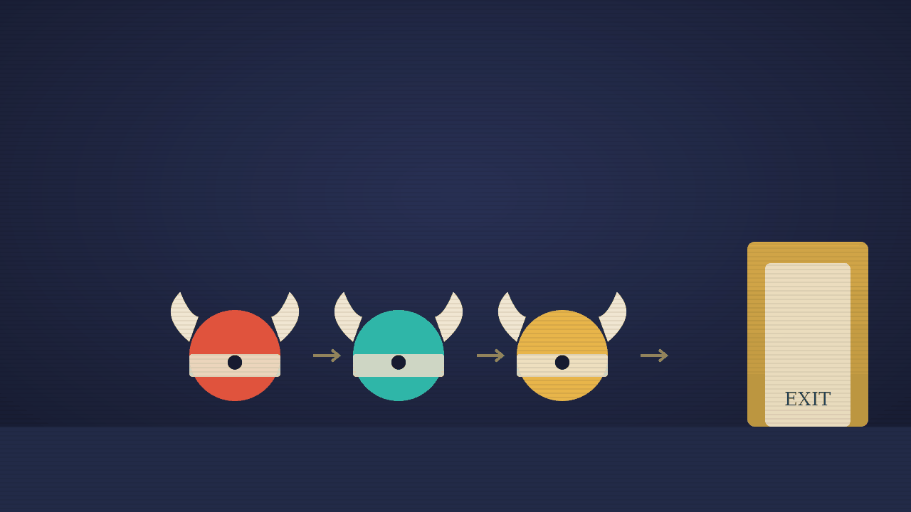 Impression of the key visual of The Lost Vikings (AI-generated)