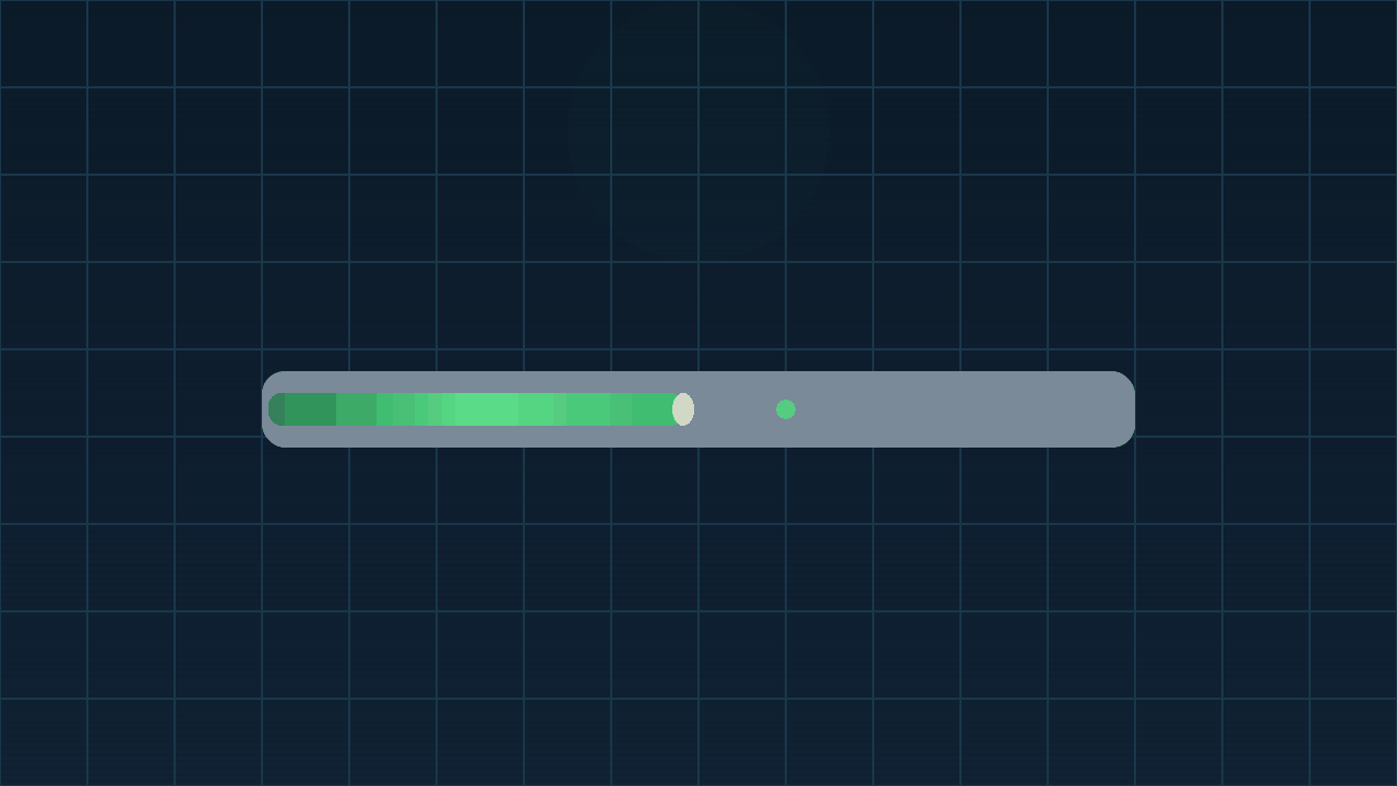 Impression of a single length of pipe quietly filling with green (AI-generated)