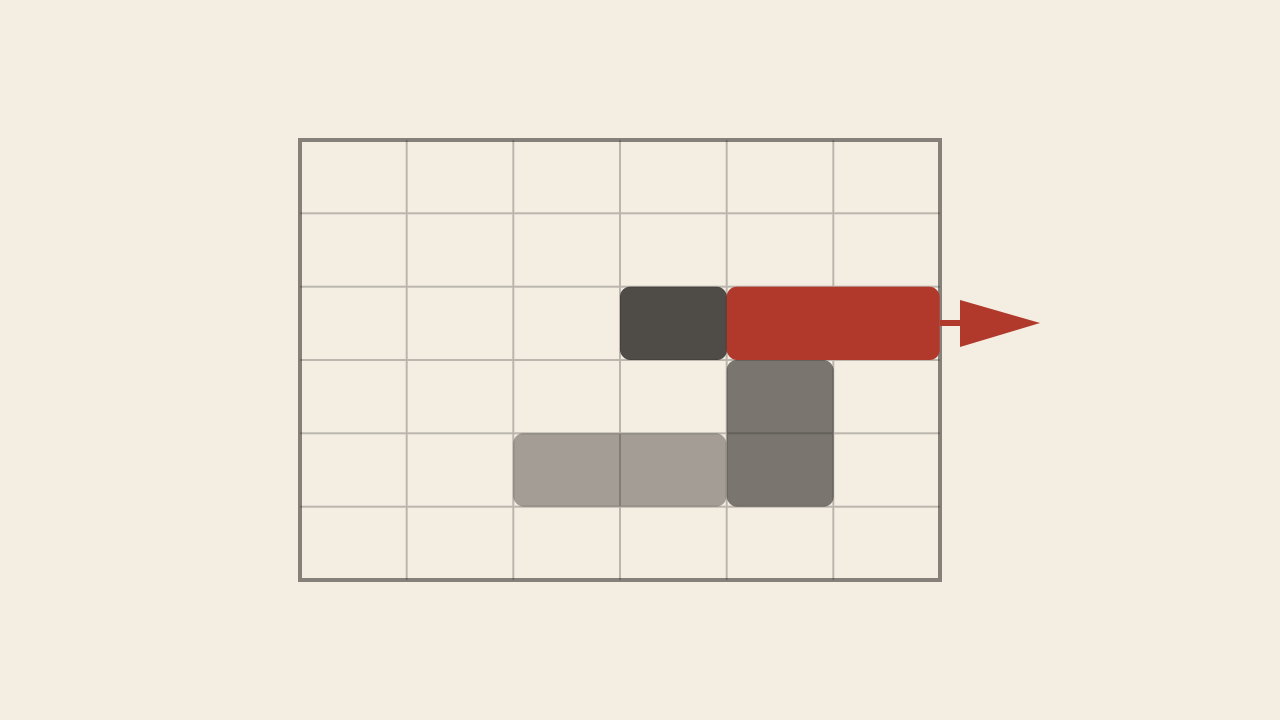 Impression of the Rush Hour board (AI-generated)