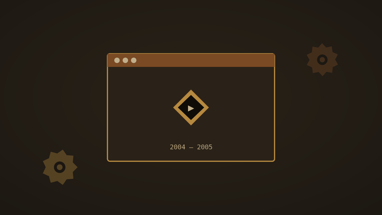Impression of the mid-2000s Flash culture (AI-generated)