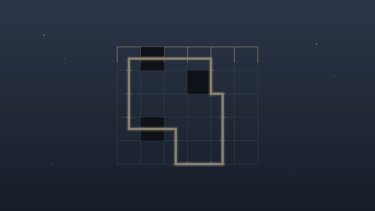 Impression of a board where a closed loop and black cells sit quietly side by side (AI-generated)